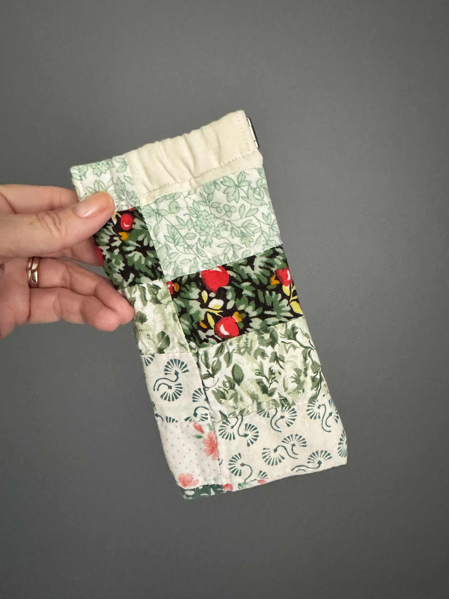 Vintage Quilt Sunglass Case