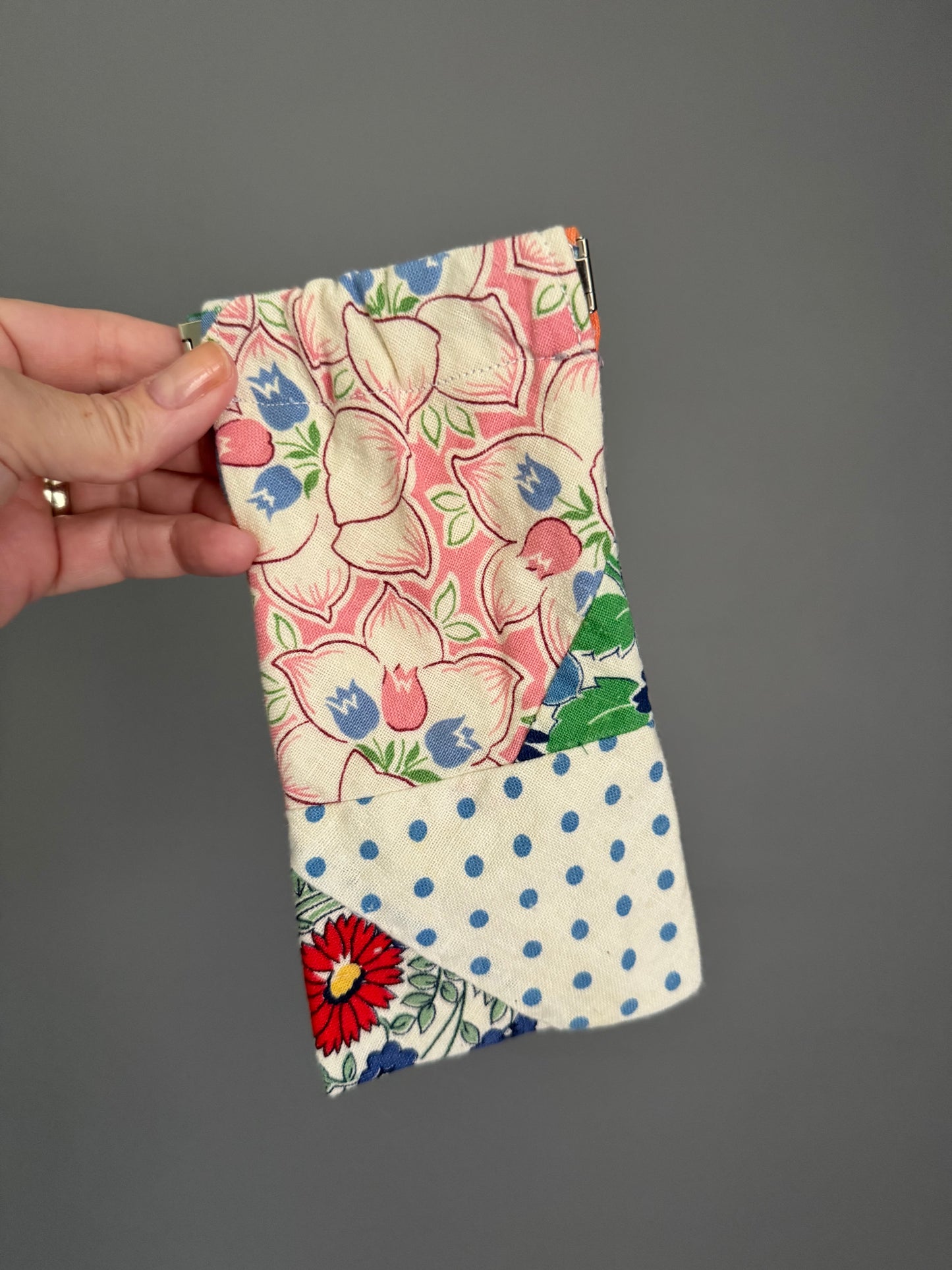 Antique Quilt Sunglass Case