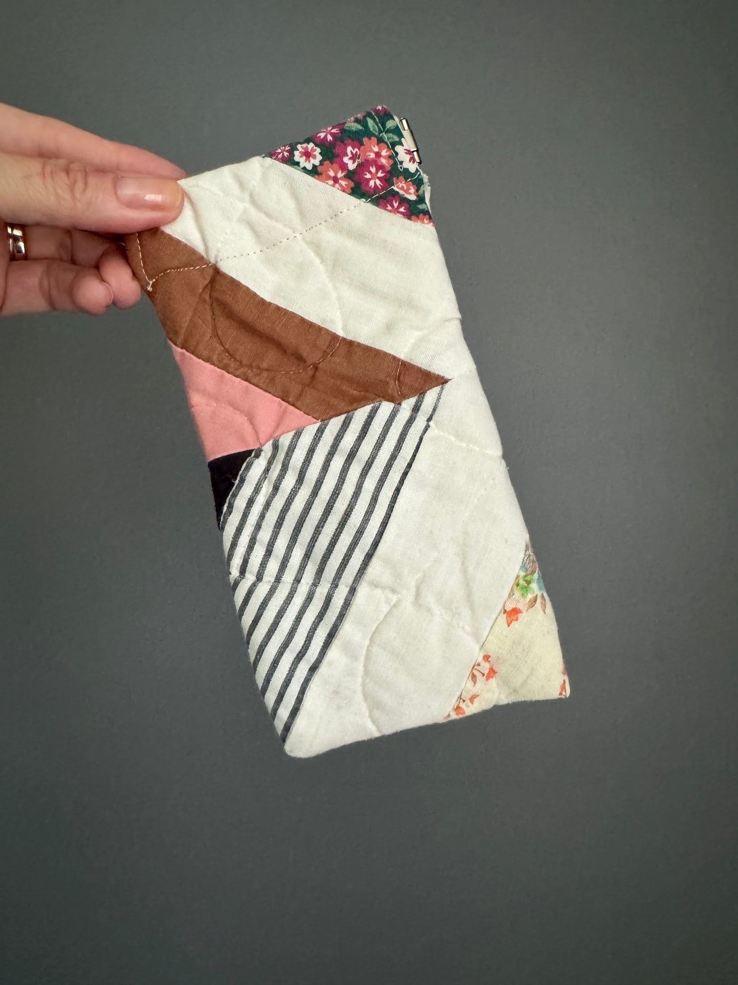 Vintage Quilt Sunglass Case
