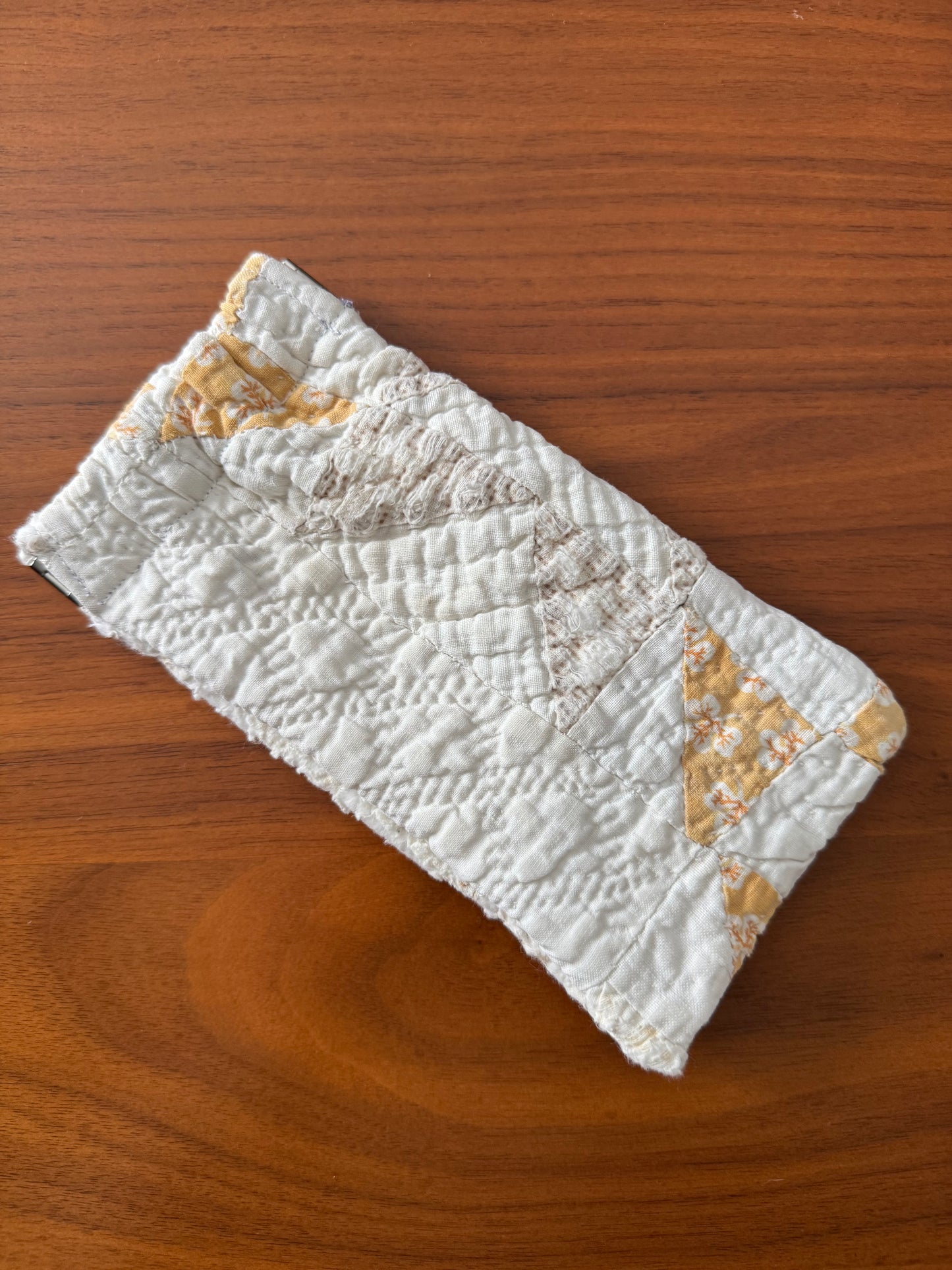 Antique Quilt Sunglasses Case