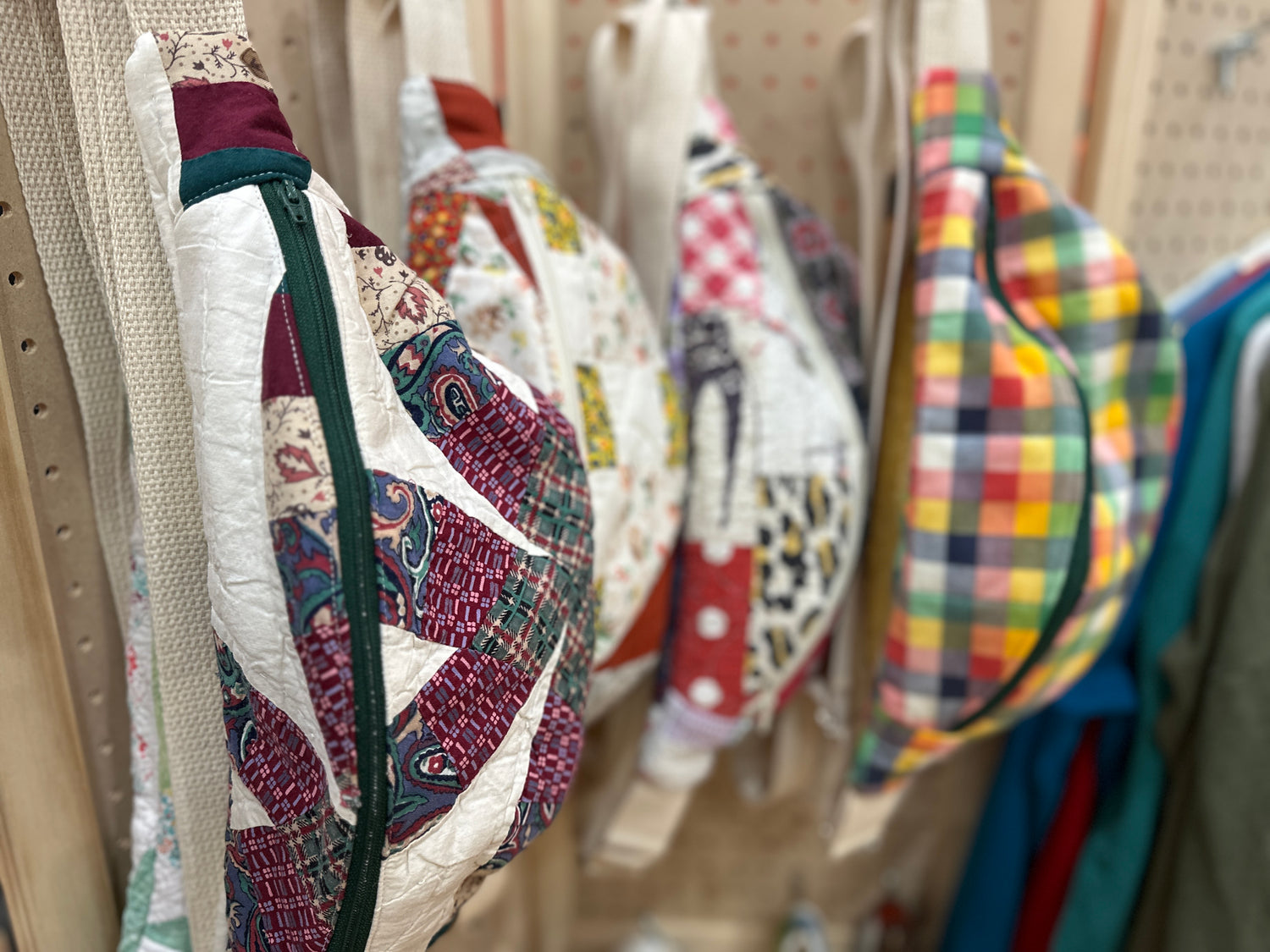 Quilt Sling Bags