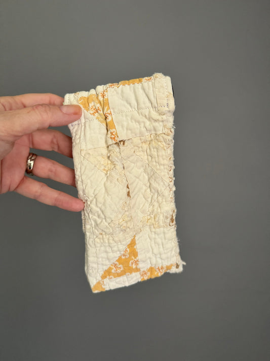 Antique Quilt Sunglass Case