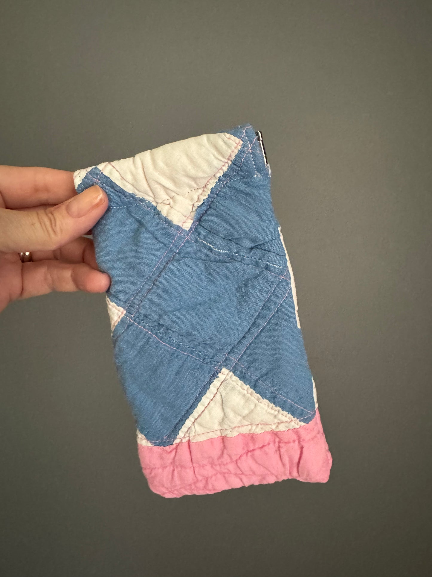 Vintage Quilt Sunglass Case