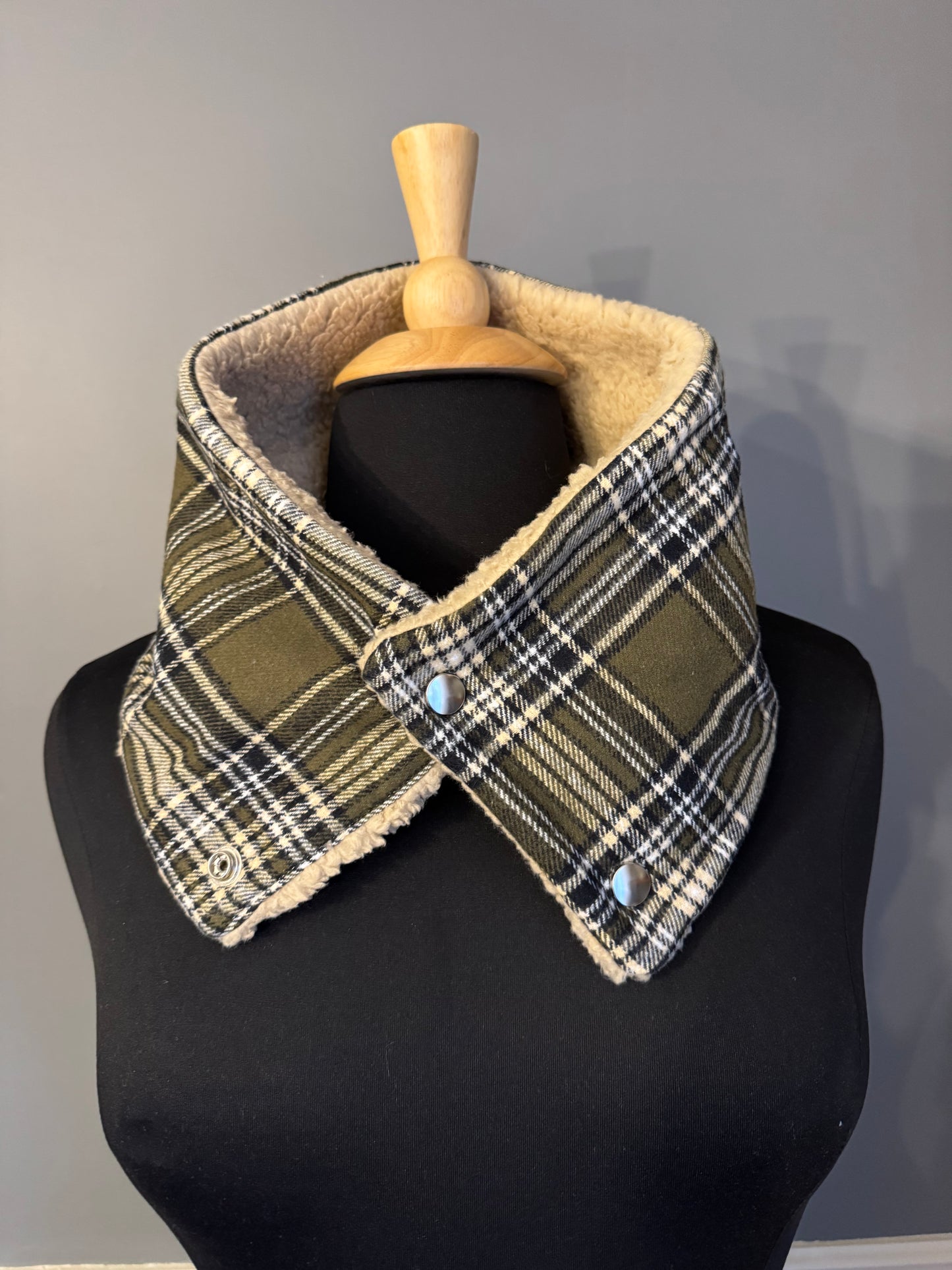 Flannel Cowl Scarf