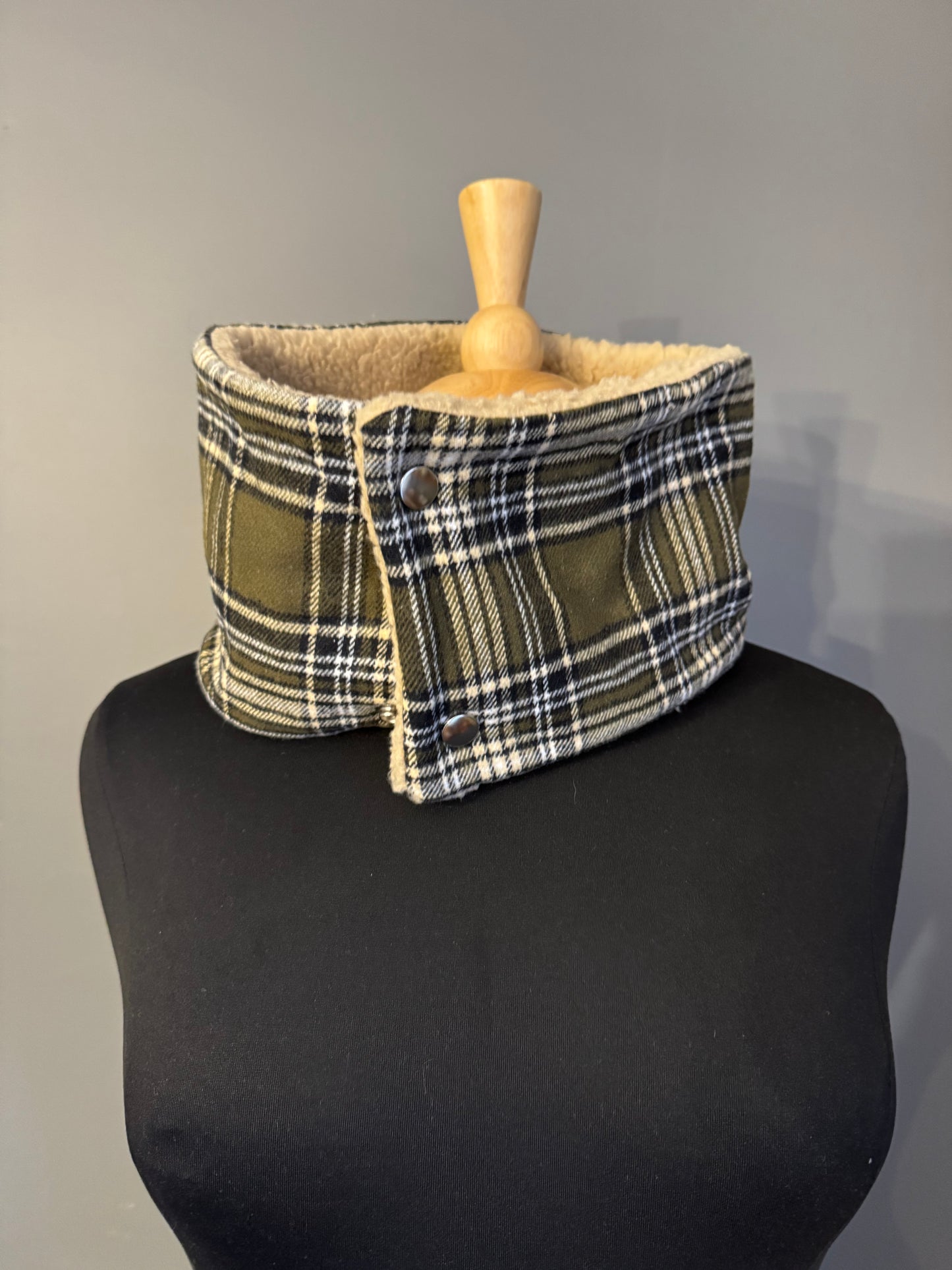Flannel Cowl Scarf