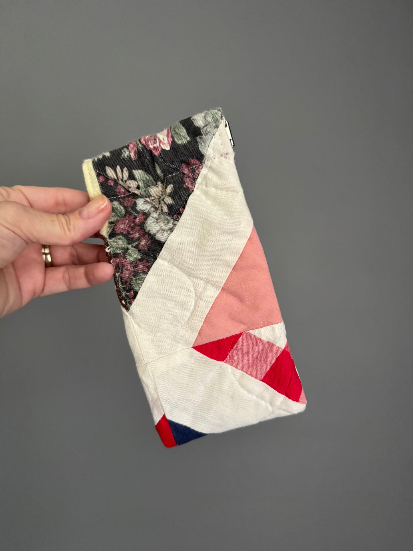 Reclaimed Quilt Sunglass Case