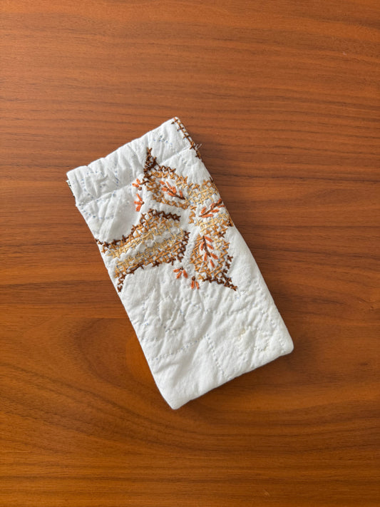 Vintage Quilt Sunglasses Case