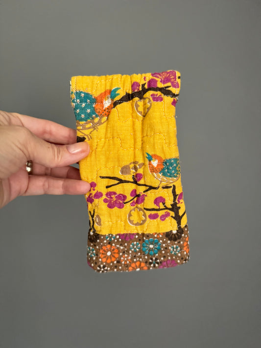 Reclaimed Quilt Sunglass Case