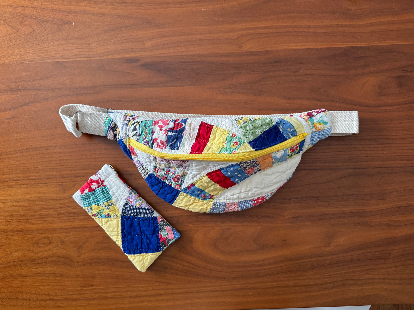 Vintage Quilt Sunglasses Case