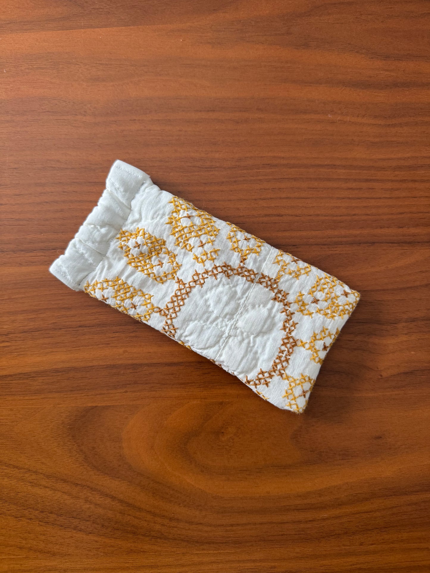 Vintage Quilt Sunglasses Case