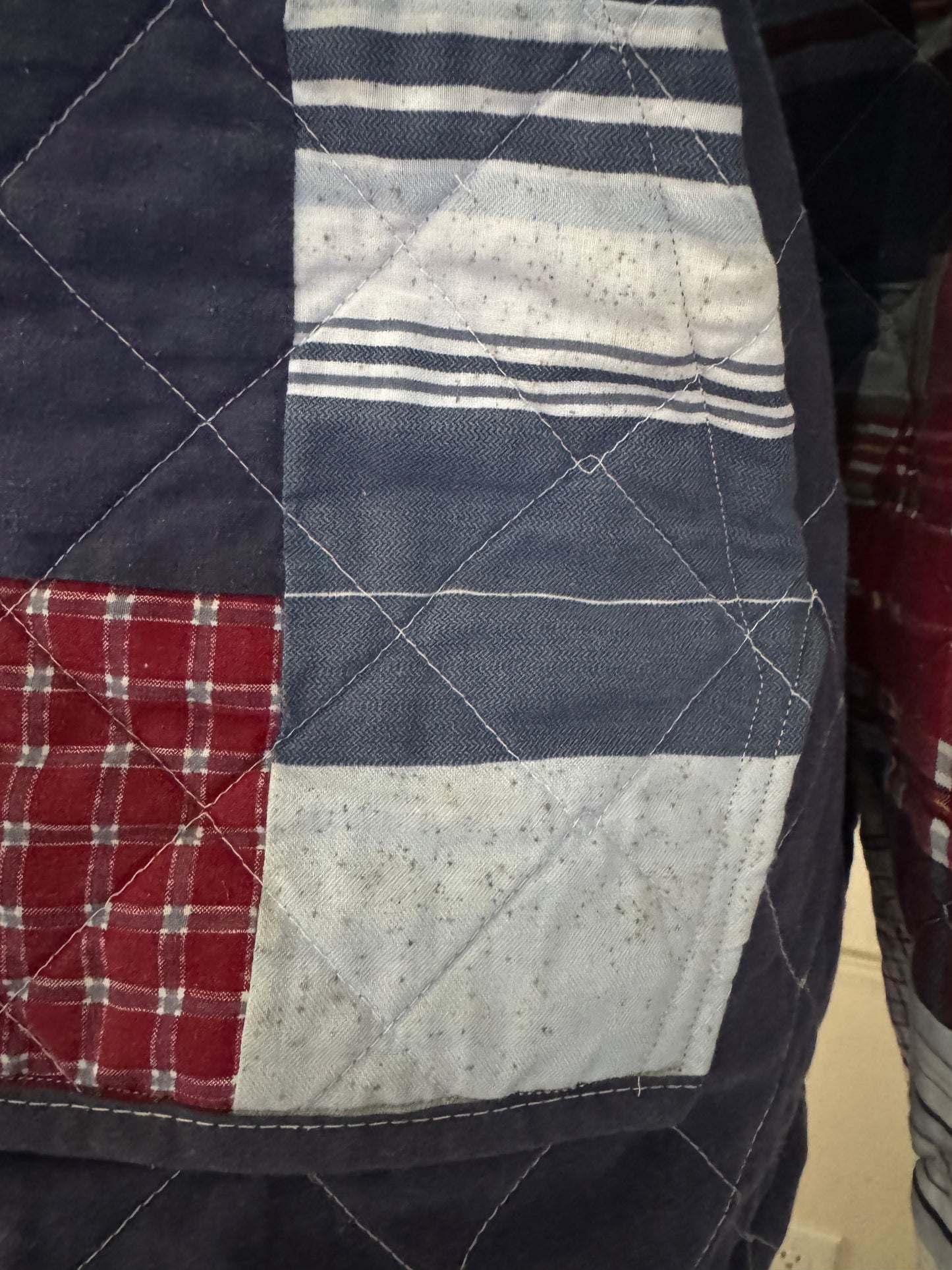 Reclaimed Quilt Hoodie   A16