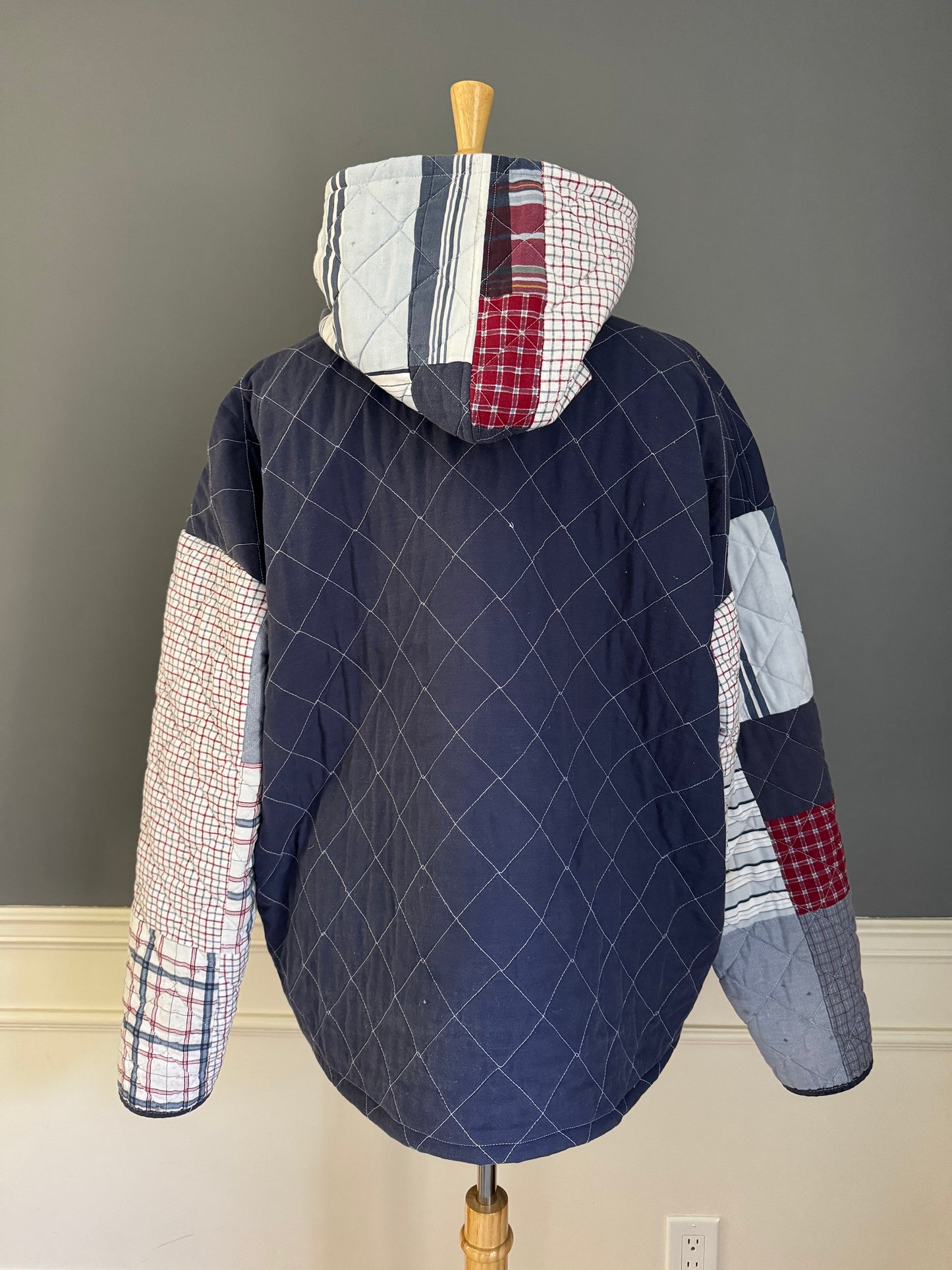 Reclaimed Quilt Hoodie   A2