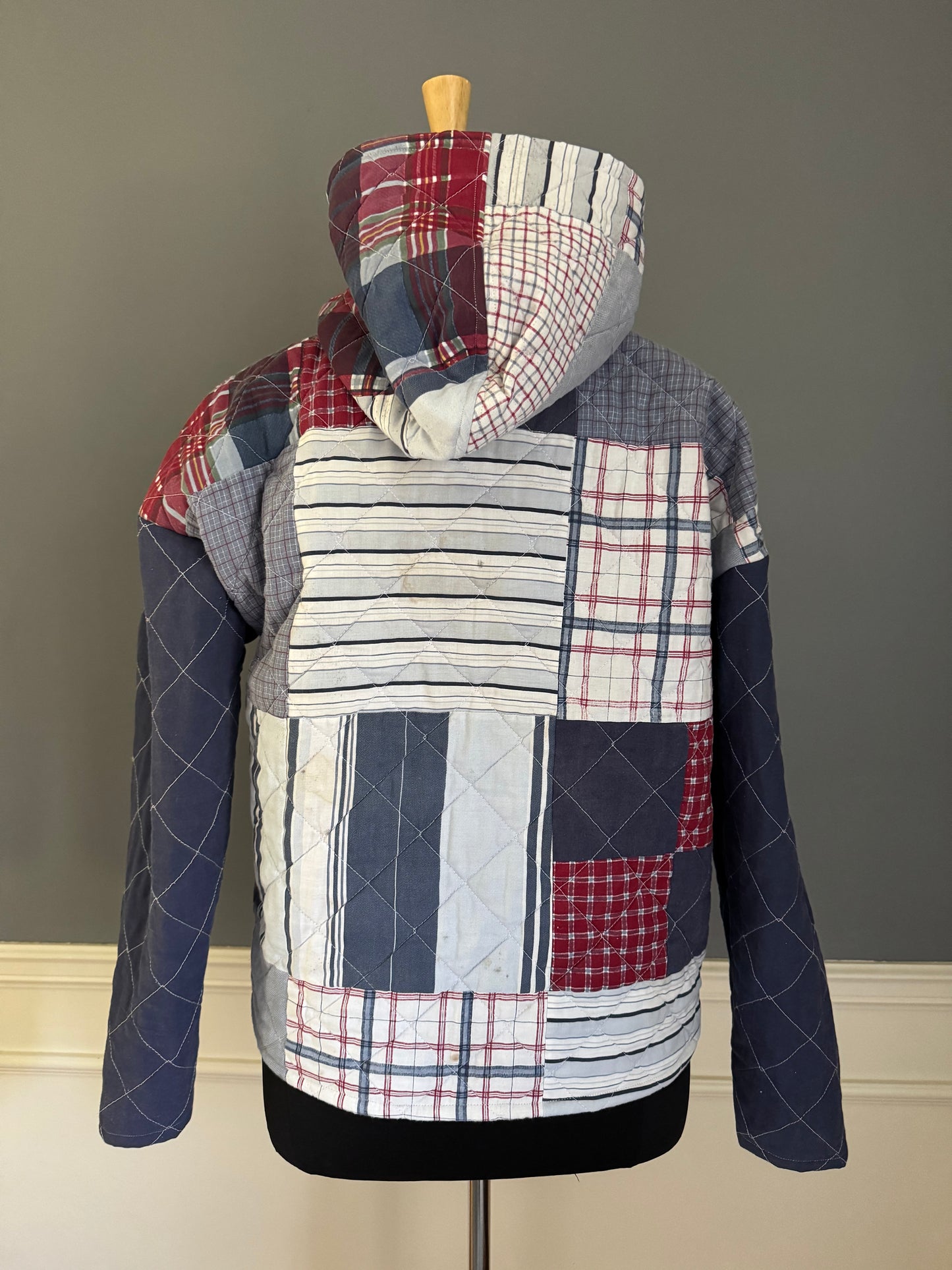 Reclaimed Quilt Hoodie   A2