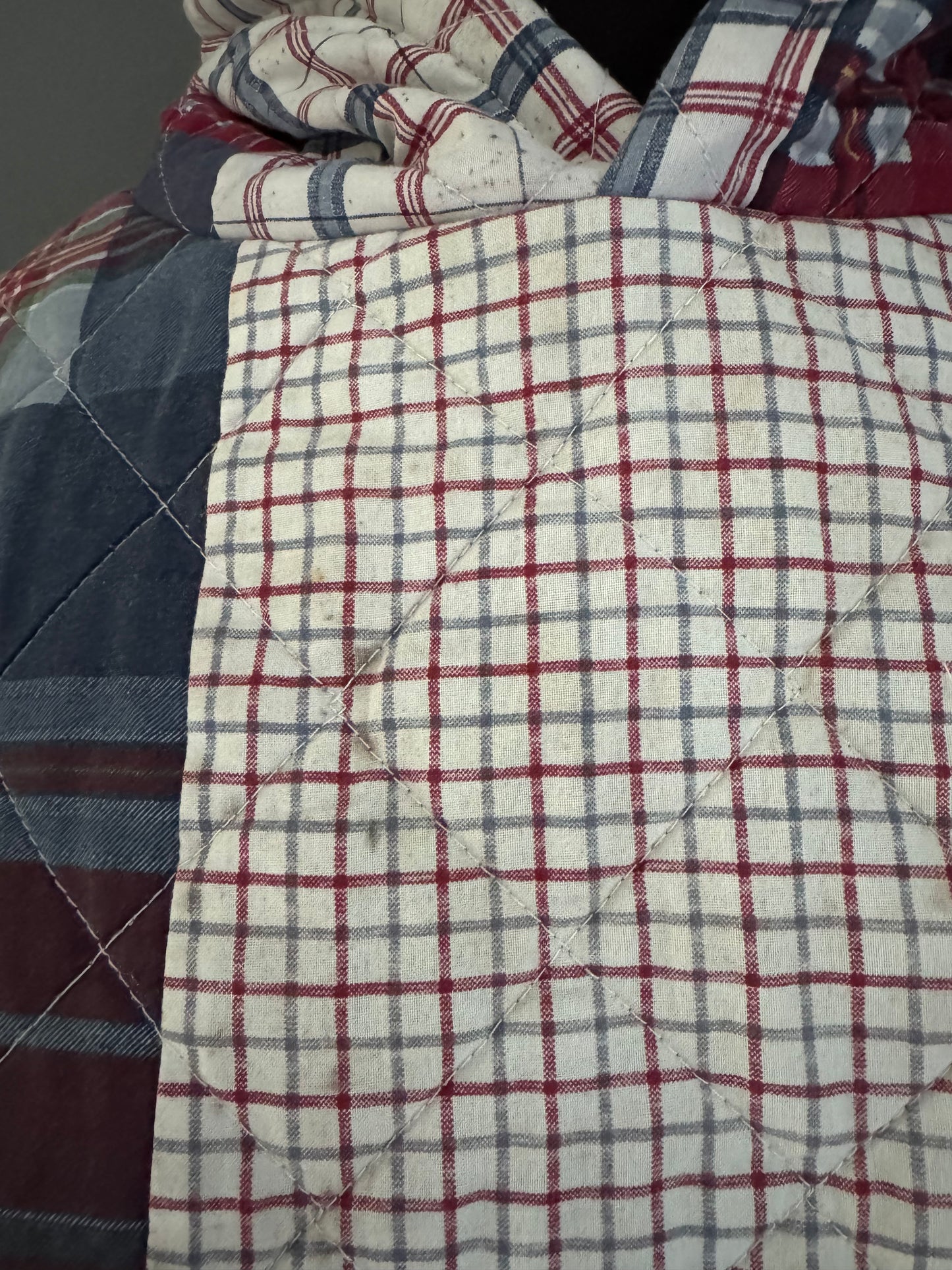 Reclaimed Quilt Hoodie   A2
