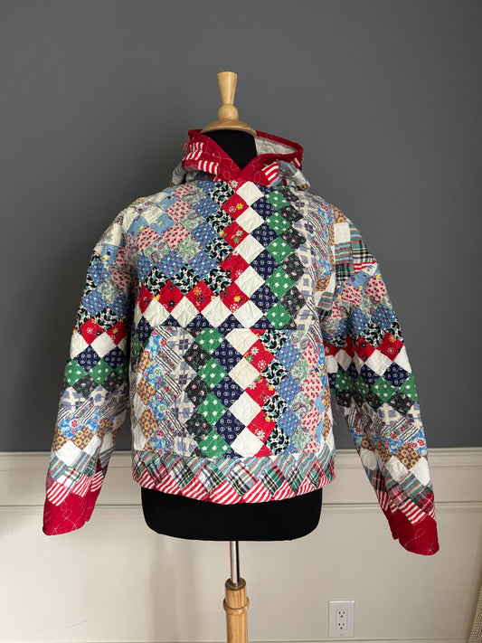 Vintage Quilt Hoodie   A4